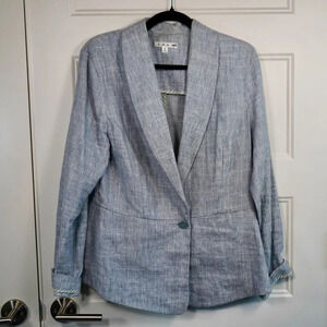 Cabi Blazer Womens‎ 10 Blue Coastal Casual Capsule Preppy Beachwalk #215 Jacket